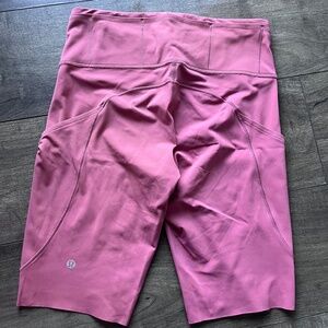 Lululemon fast and free bike shorts size 8